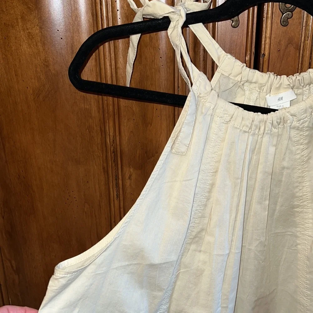 H&M Flared Ruched Tie Top Cami - Picture 6 of 9